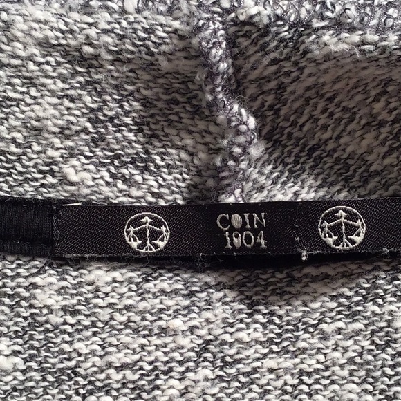 Coin 1904 by Anthropologie  sleeveless sweater vest gray white lightweig… - Picture 2 of 4